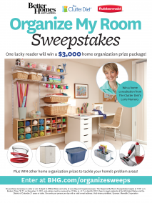 Organize My Room Sweepstakes